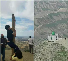 آرامگاه خالد نبی در کوههای گوگجه داغ و حاشیه ترکمن صحرا د