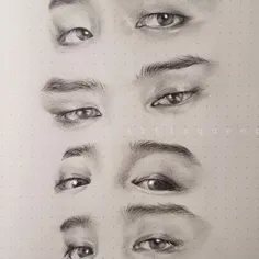 نقاشی چشمای جیمین