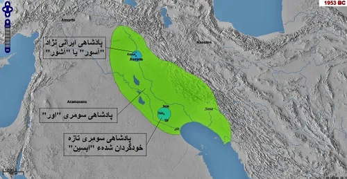 خودگردانی یافتن شهر سومری "ایسین" از پادشاهی سومری "اور" 