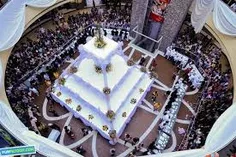 بزرگترین کیک عروسی جهان