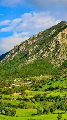 طبیعت سبز پوش و زیبای روستای کلاله از توابع شهرستان خداآف