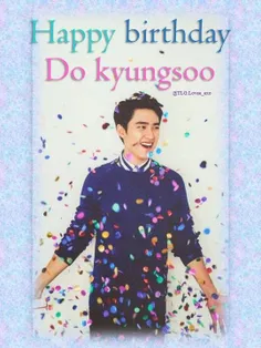 Happy birthday d.o 🎊  ❤  ️😍  