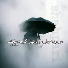 در #من #هزار #درد #نهان #گریه میکنند