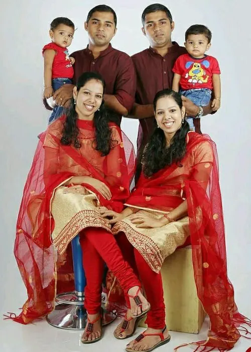 ازدواج جالب دوقلوهای همسان هندی !