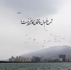 ‌شرح غم دل سوختگان 