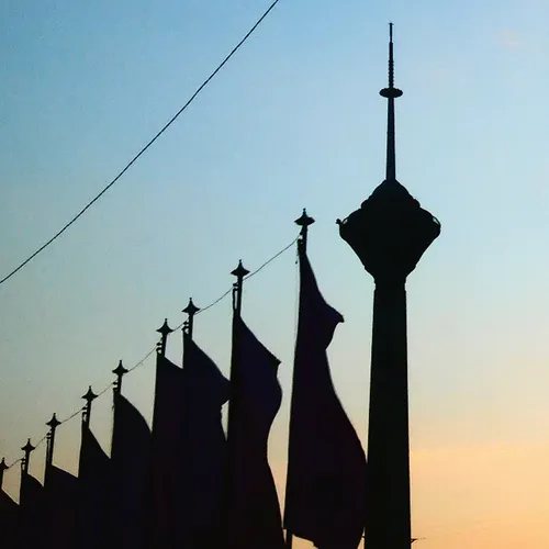 dailytehran sunset Miladtower Tehran Tehranpic tehrangood