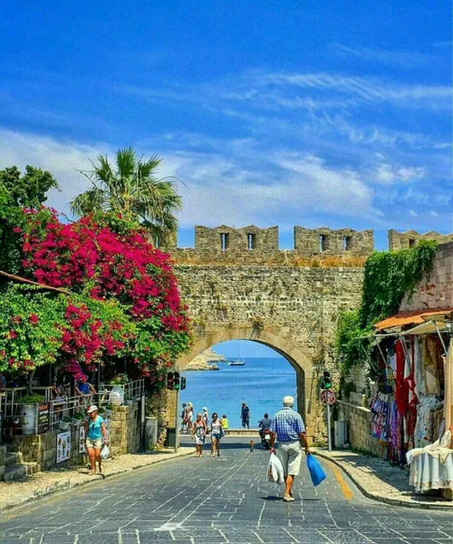 شهر قدیمی رودس (Rhodes) یکی از میراث های جهانی یونسکو و ا