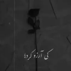 امروز بدجور دلم گرفته🖤🖤