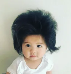 موهای زیبا و حیرت آور دختر بچه شش ماهه! 😍 😄 