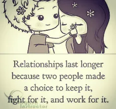 رابطه ها طولانی تر میشه چون دو نفر تصمیم گرفتند حفظش کنند