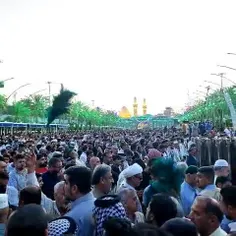 بین الحرمین لحظاتی قبل از نماز عید فطر امروز