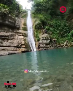آبشار لیدر روستای ارم نکا 