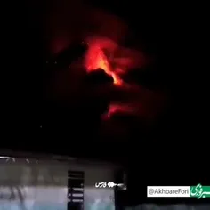 خروش آتشفشان روانگ در اندونزی 