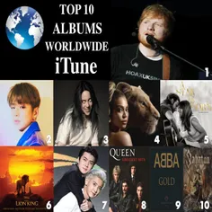 آپدیت توییتر رسمی WORLDMUSICAWARD  با لیست جدید 10 آلبوم 