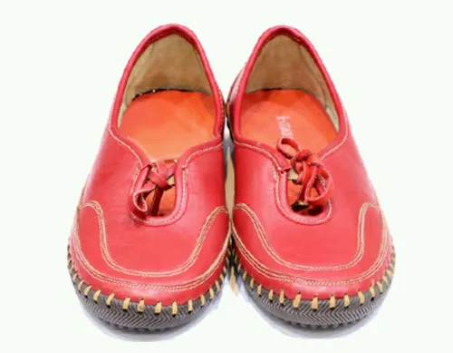 کفش های دخترونه شیک به رنگ قرمز مد ایده
