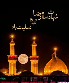 شهادت مولایمان اقاعلی ابن موسی الرضا(علیه السلام)رابه تما