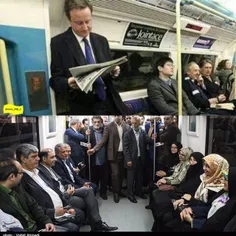 🔸 تصویر بالا: نخست وزیر سابق بریتانیا بدون بادیگارد و ایس