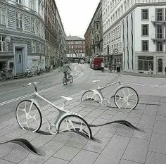 طراحی متفاوت پارکینگ دوچرخه