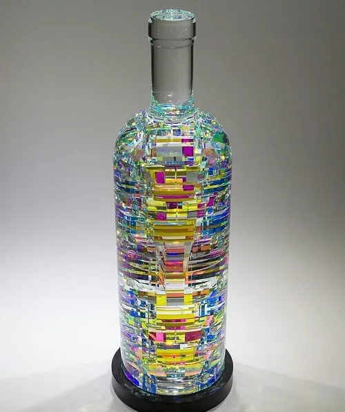 خلاقیت هنر دکوراسیون شیشه بطری