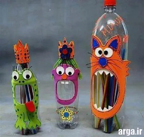 خلاقیت در استفاده از بطری های پلاستیکی
