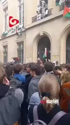 معترضین در فرانسه اسرائیل و