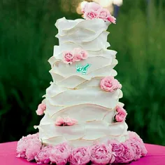 بهترین مدل های #کیک #عروسی در بهار 😍  #ایده #خوراکی #خلاق