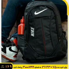 🏆کوله پشتی مشکی Nike مدل Saron