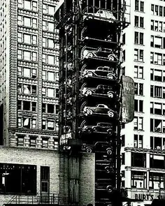 پیشرفته ترین پارکینگ حدود ۸۰ سال پیش!