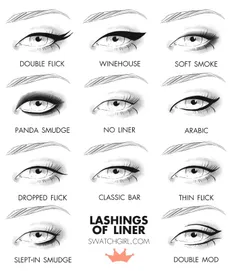 انواع خط چشم