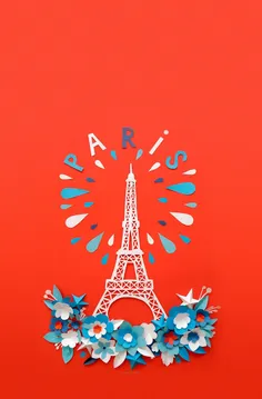 جدیدا عشق نقاشیو کاردستی شدم بیا اینم برج ایفل. پاریس.