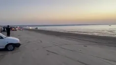 حادثه هنگام خودروسواری در ساحل چریف عسلویه 