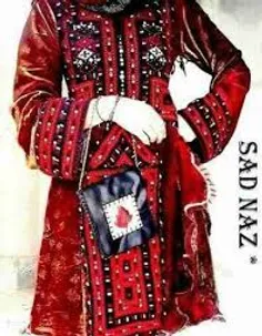 از مدلهای لباسهای زنانه بلوچستان