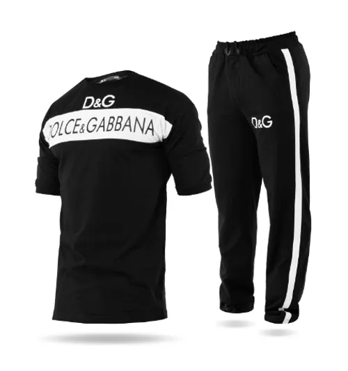 10 ست تیشرت و شلوار مردانه D&G (2023)