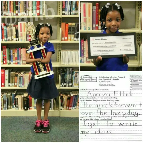 "اِنایا الیک" دختر بچه 7 ساله آمریکایی سال 2016، در مسابق