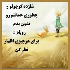 شازده کوچولو...