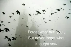 چیزایی که بهت آسیب زدن رو فراموش کن 