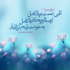 امام علی علیه السلام [در مناجات شعبانیه]: