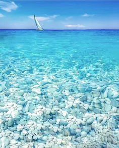 #سواحل زیبای یونان با آبی زلال وشفاف