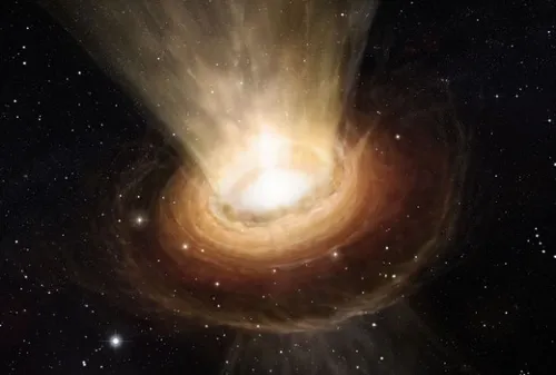 مشاهده میدان مغناطیسی در سیاه چاله میانی کهکشان راه شیری!