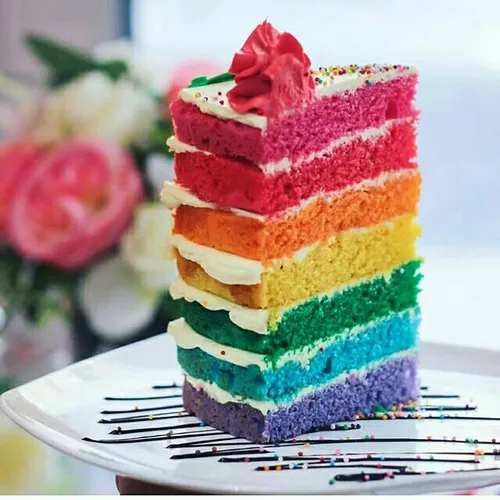 کیک رنگی