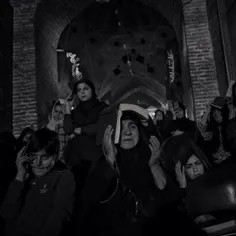 A group of Iranian #Shiite Muslim worshipers place the #Q