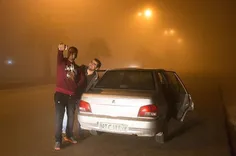 مه غلیظ در لامرد // فارس