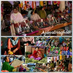 بازار مادر یا بزرگترین بازار زنان جهان در هند؛