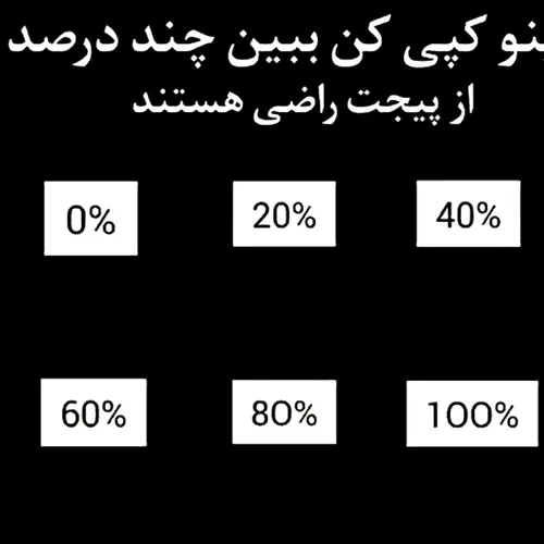 چقد از پیجم راضی هستین؟