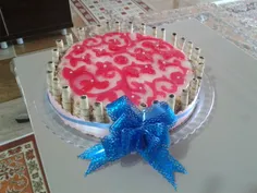 ژله با کیک برا تولد همسرم