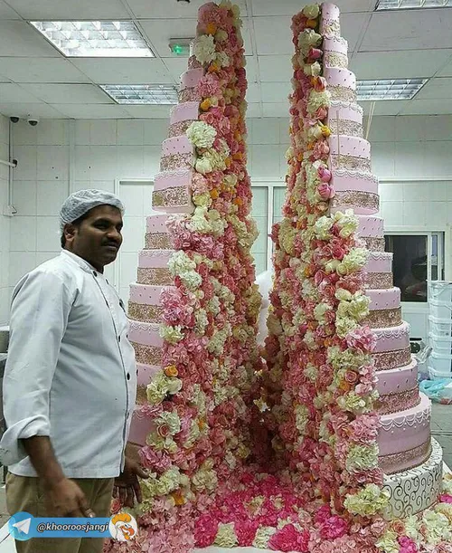 کیک عروسی خلاقانه
