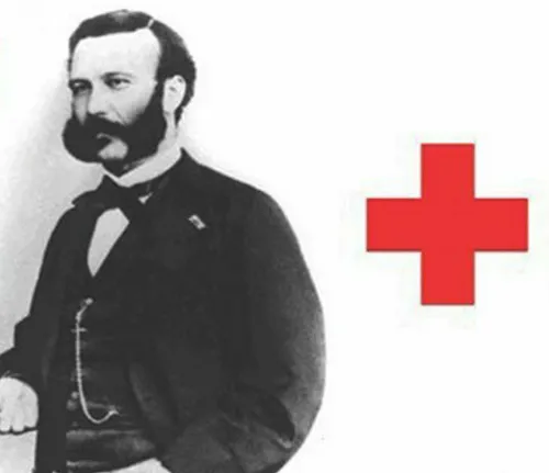 سازمان صلیب سرخ جهانی را مردی سویسی به نام (هانری دونان) 