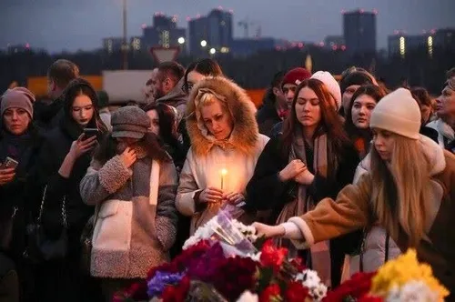عزای عمومی در روسیه در پی حمله تروریستی اخیر مسکو