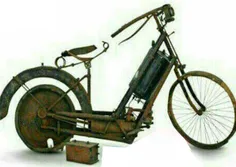 اولین و قدیمی ترین موتور سیکلت جهان #جهان_قدیم