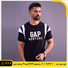 🏆تیشرت مردانه مشکی مدل GAP Newyork